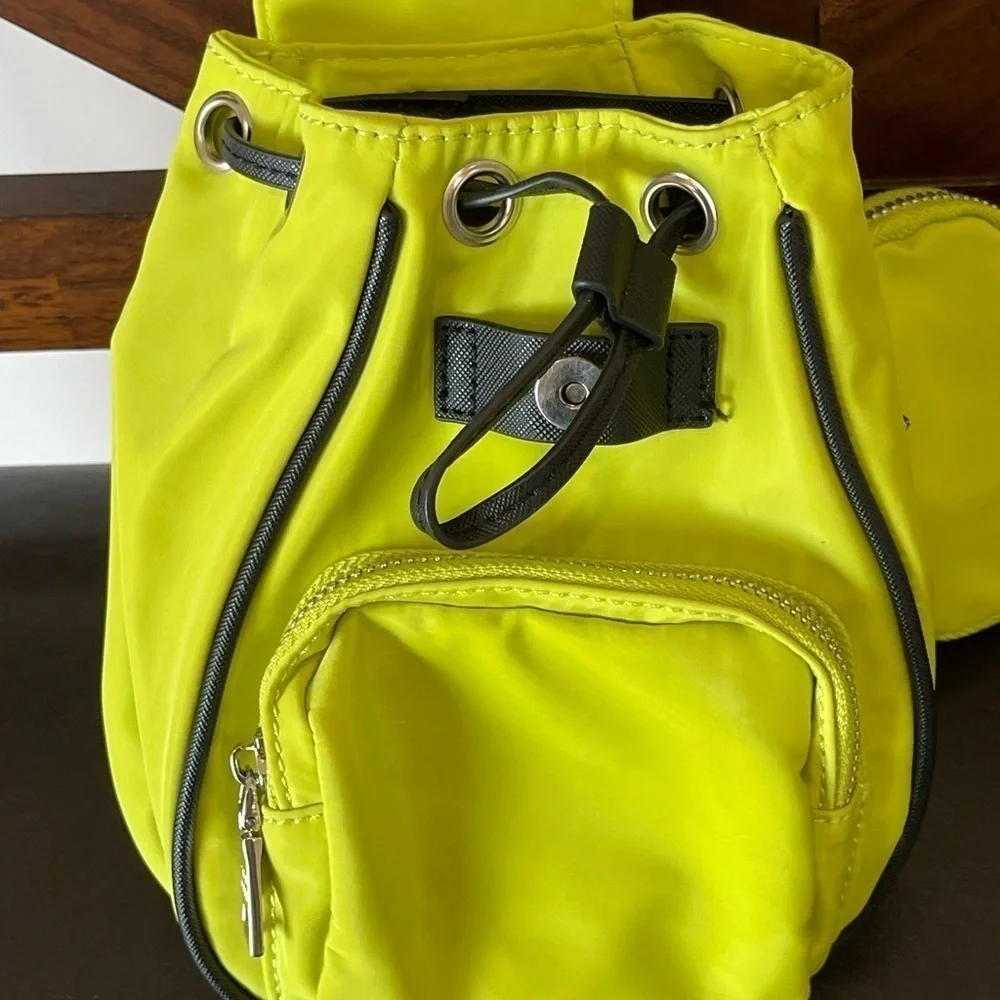 Steve Madden mini backpack with additional zippered coin ear buds pouch